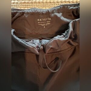 Athleta Black Drawstring Running Shorts